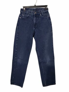 Vintage Arizona Dark Blue High-Waist Straight Leg Jeans